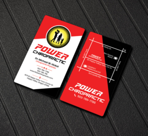 Power Chiropractic Business Cards | Business Card Design by Sandaruwan