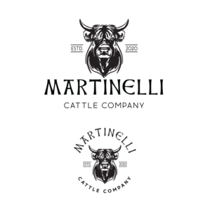 Martinelli Cattle Company OR Martinelli Cattle Co | Logo Design by Samantha Ward Design