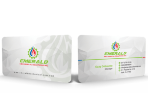Emerald Mechanical Business cards | Design de Carte de Visite par Hardcore Design