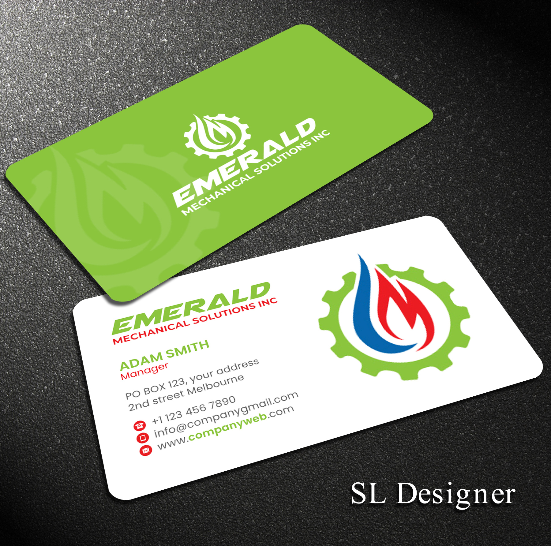 Business Card Design by SL Designer for this project | Design #25306434
