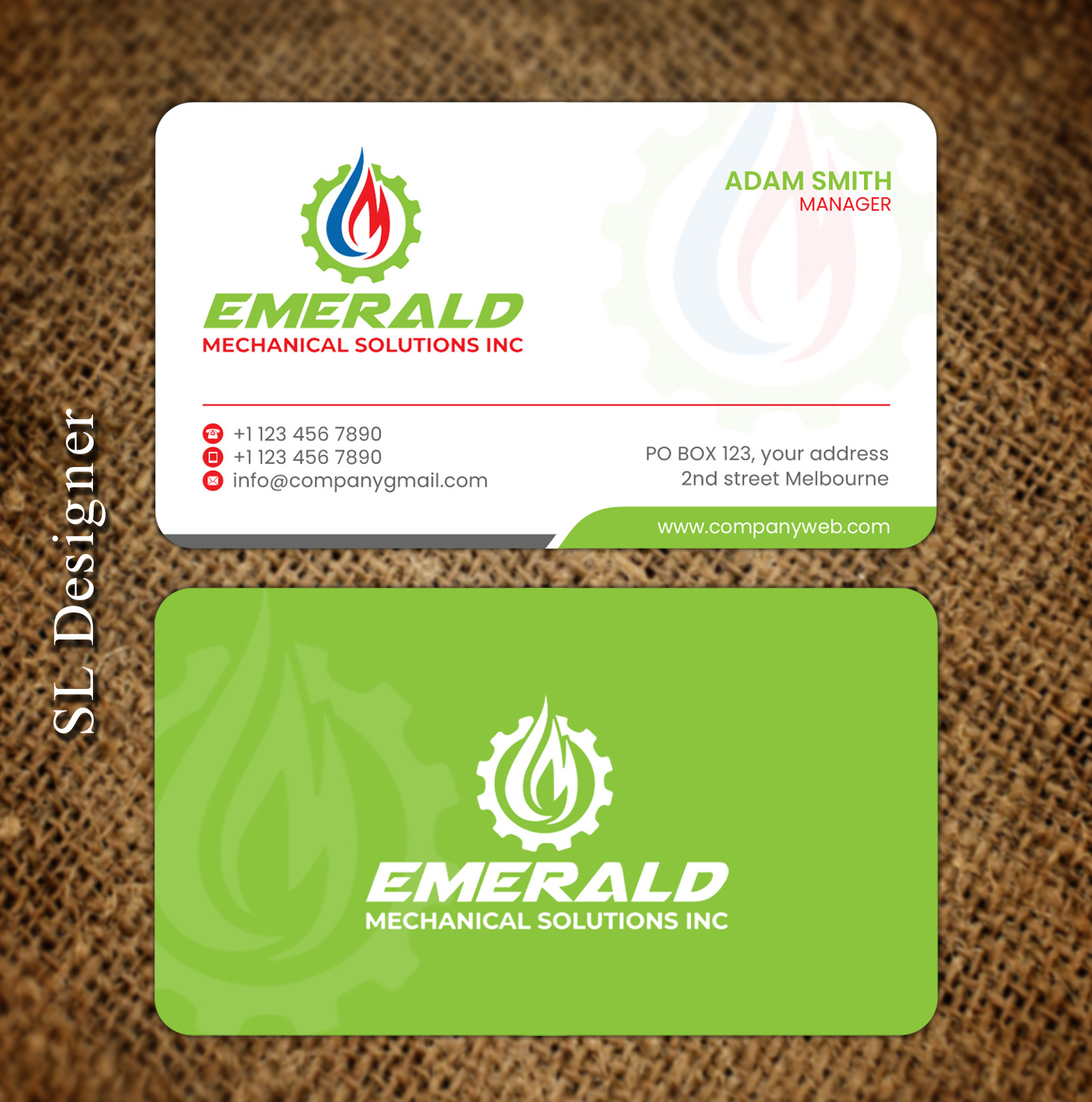 Business Card Design by SL Designer for this project | Design #25306436