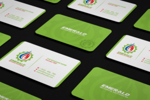 Emerald Mechanical Business cards | Design de Carte de Visite par Mosa Abo swelem