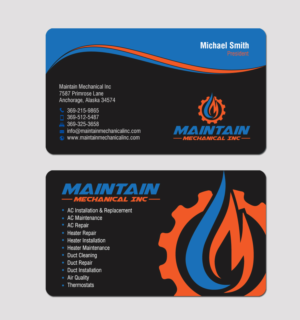 Maintain Mechanical - Business Card Design | Design de Carte de Visite par chandrayaan.creative