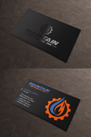 Maintain Mechanical - Business Card Design | Design de Carte de Visite par Tripti Ranjan Gain
