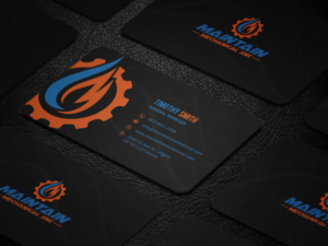Maintain Mechanical - Business Card Design | Design de Carte de Visite par SyncFuse™ Solutions