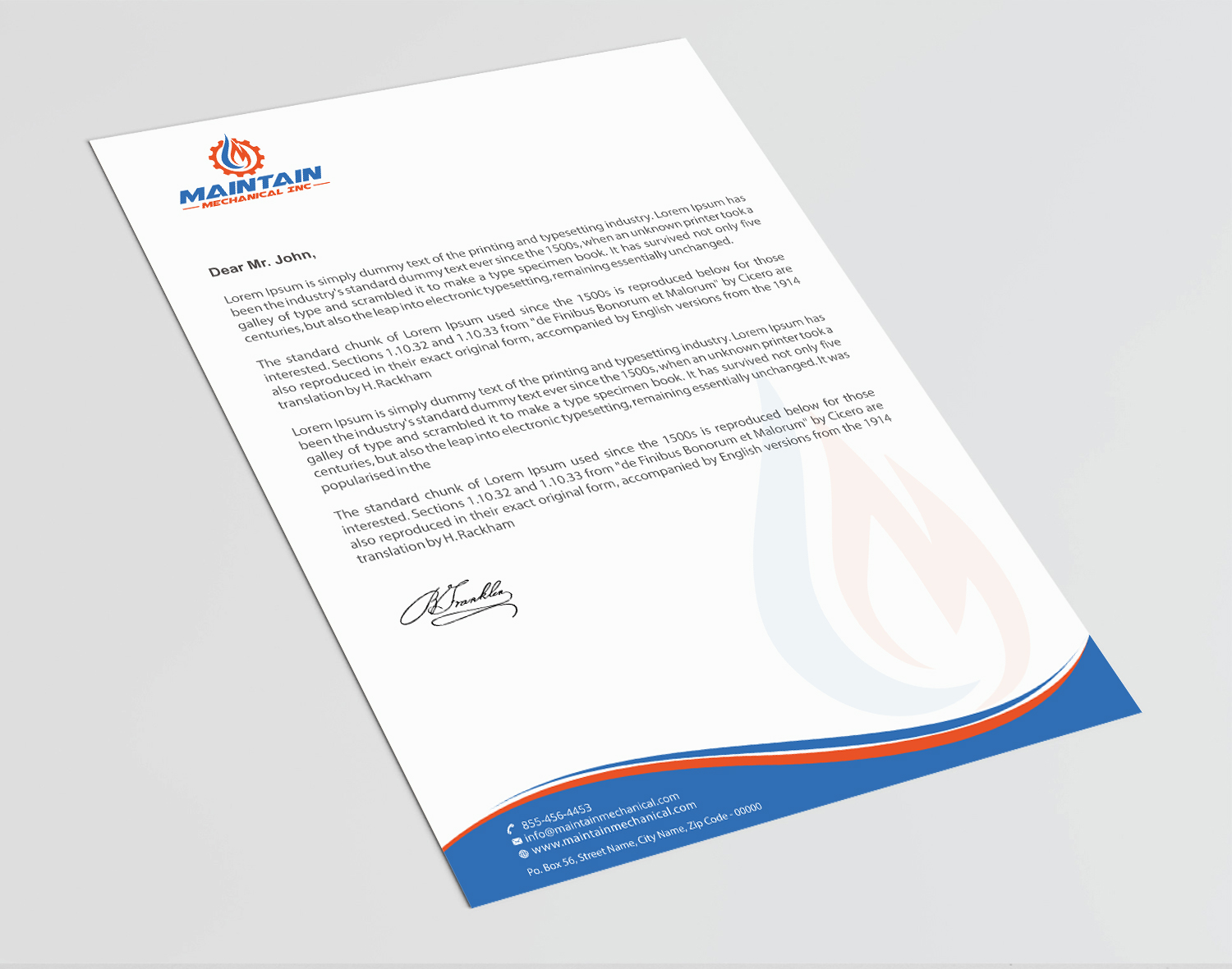 Letterhead Design by Infinitive Technology for this project | Design #25312156