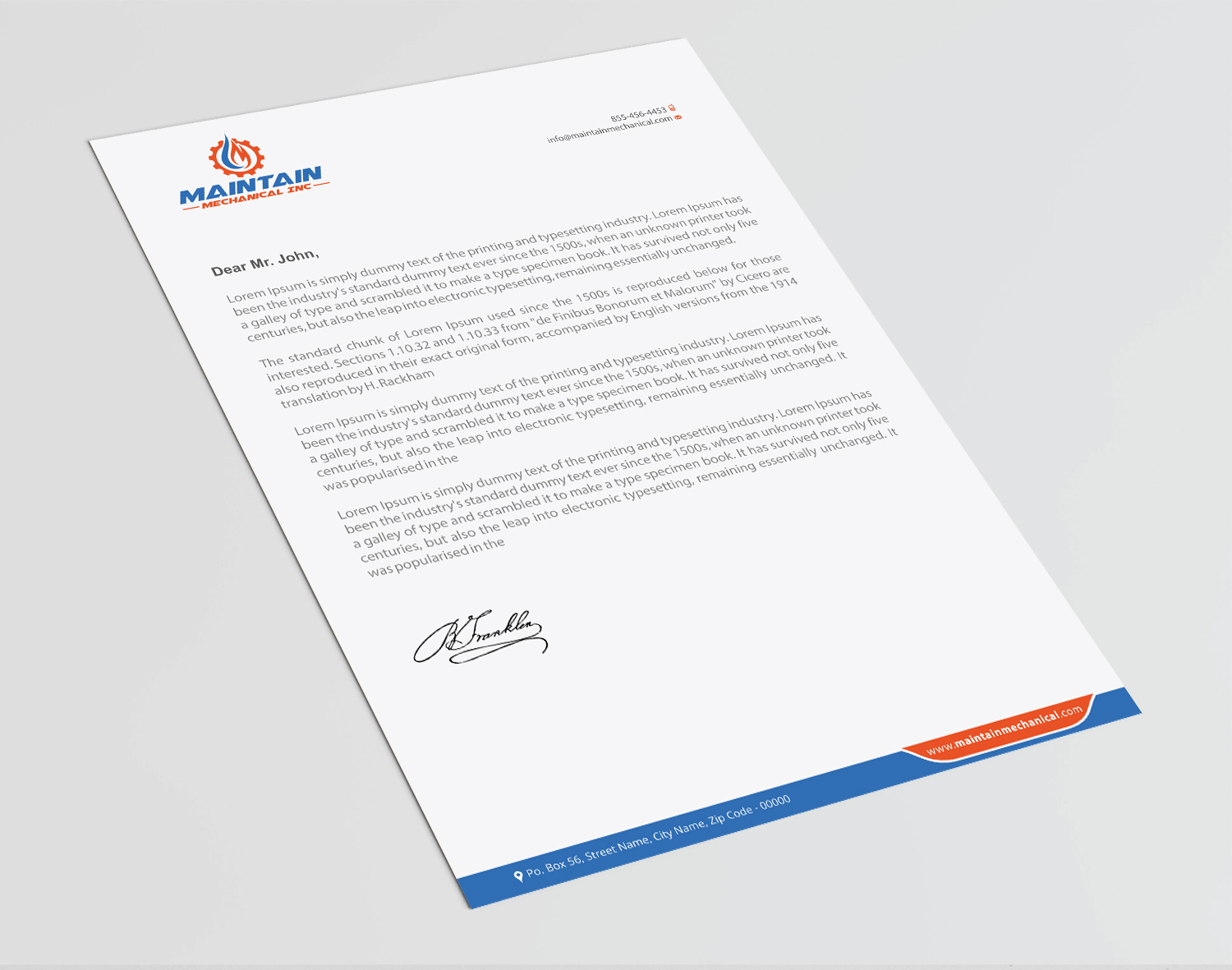 Letterhead Design by Infinitive Technology for this project | Design #25312158