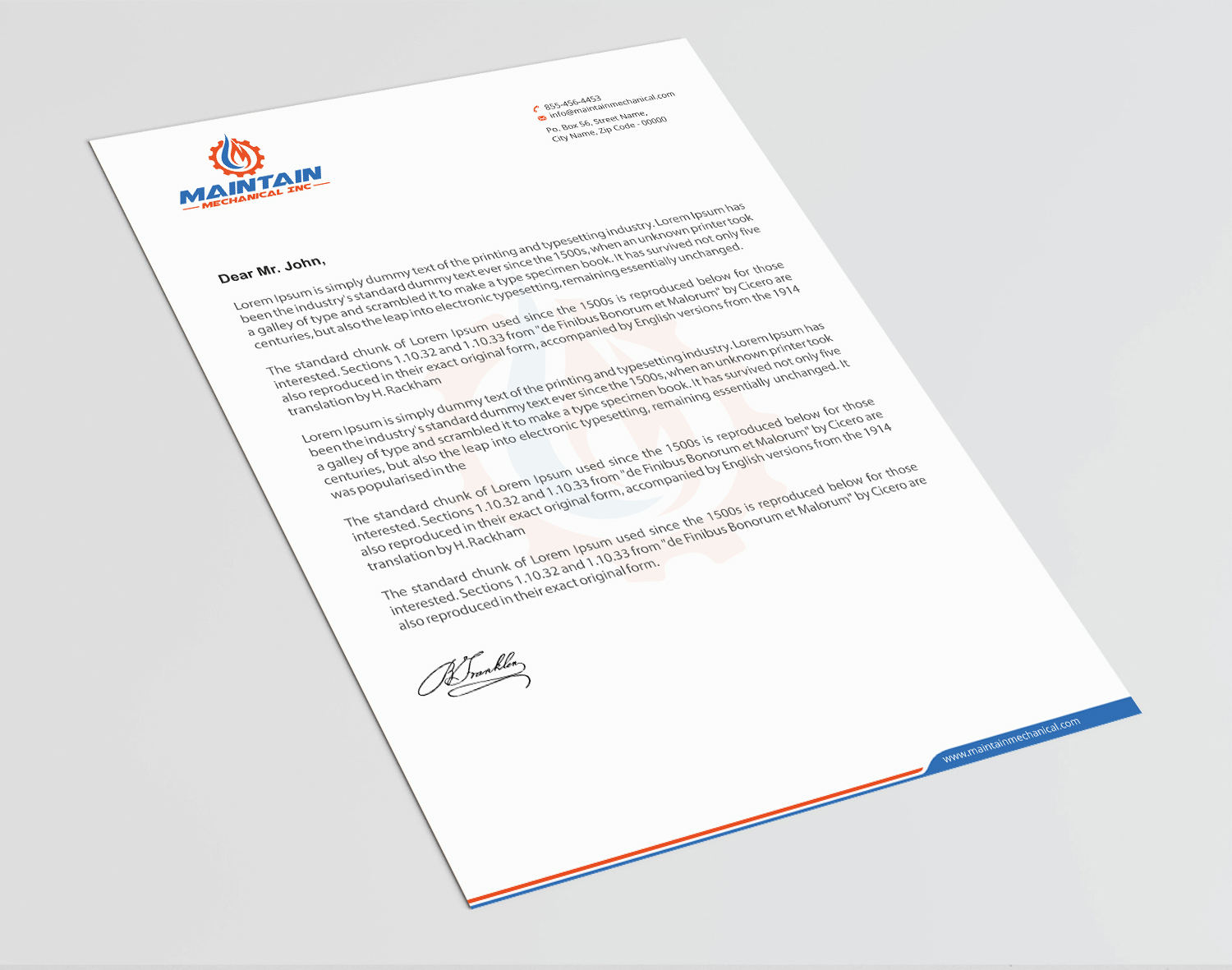 Letterhead Design by Infinitive Technology for this project | Design #25312159