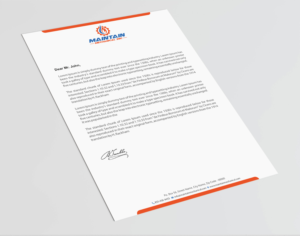 Maintain Mechanical - Letterhead | Design En-Tête par Infinitive Technology
