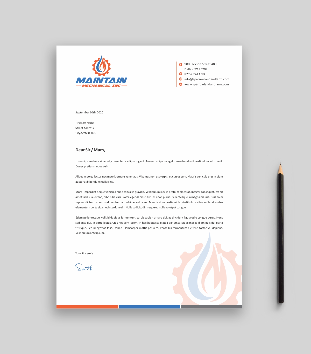 Letterhead Design by Dave Paresh for this project | Design #25313749