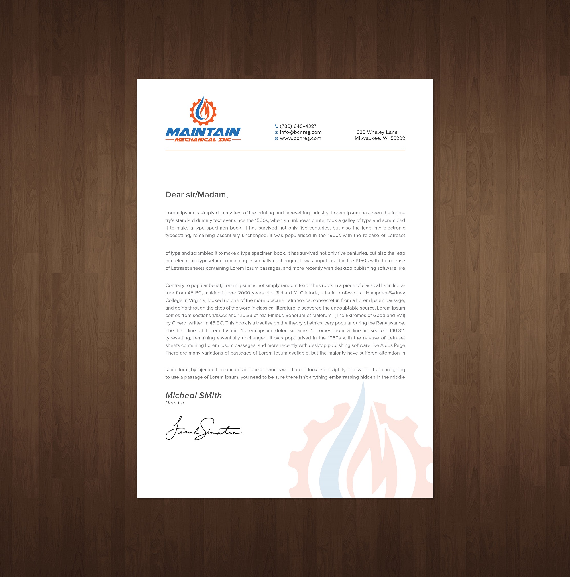Letterhead Design by Tripti Ranjan Gain for this project | Design #25314149