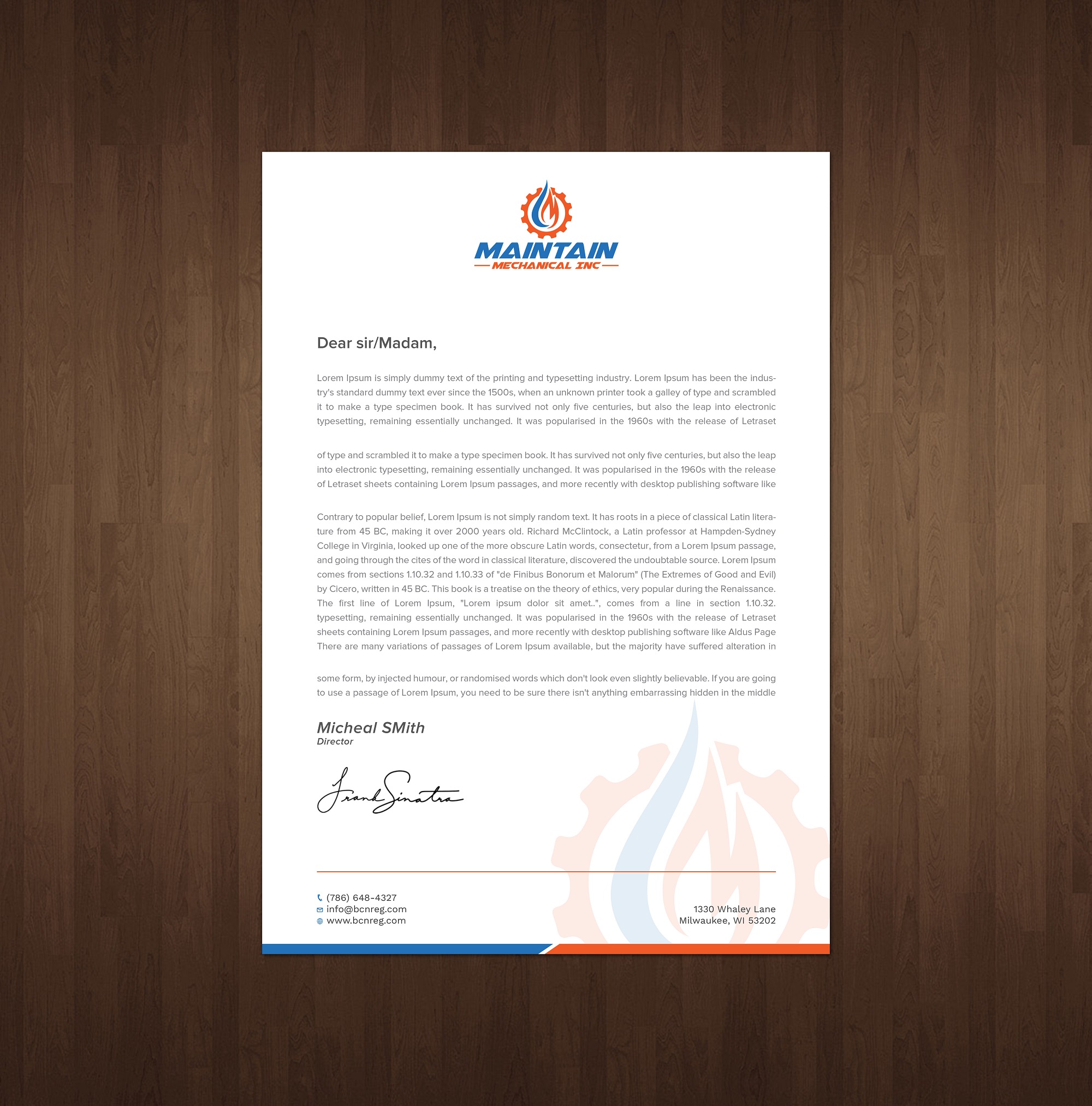 Letterhead Design by Tripti Ranjan Gain for this project | Design #25314152