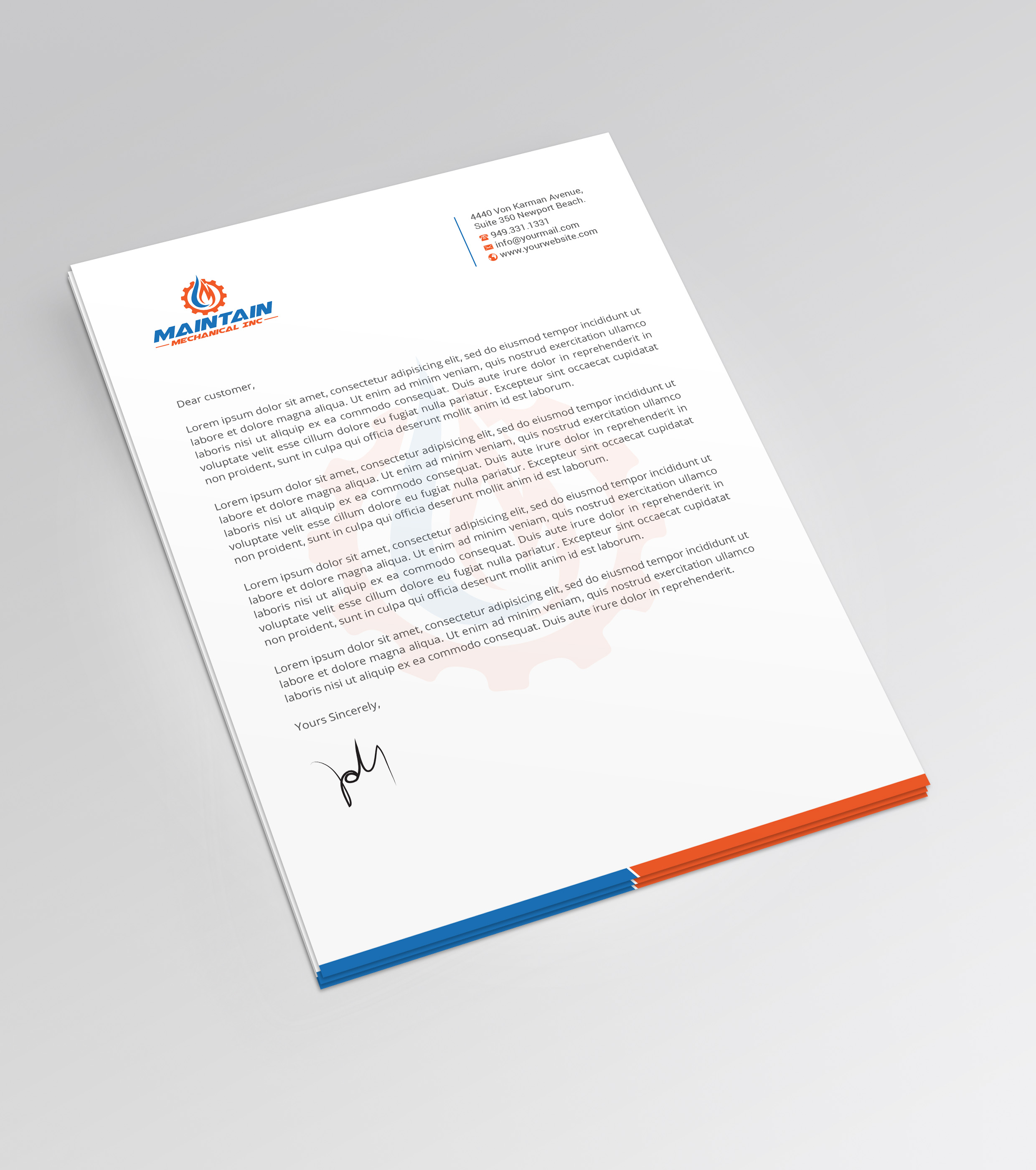 Letterhead Design by R.design for this project | Design #25308219