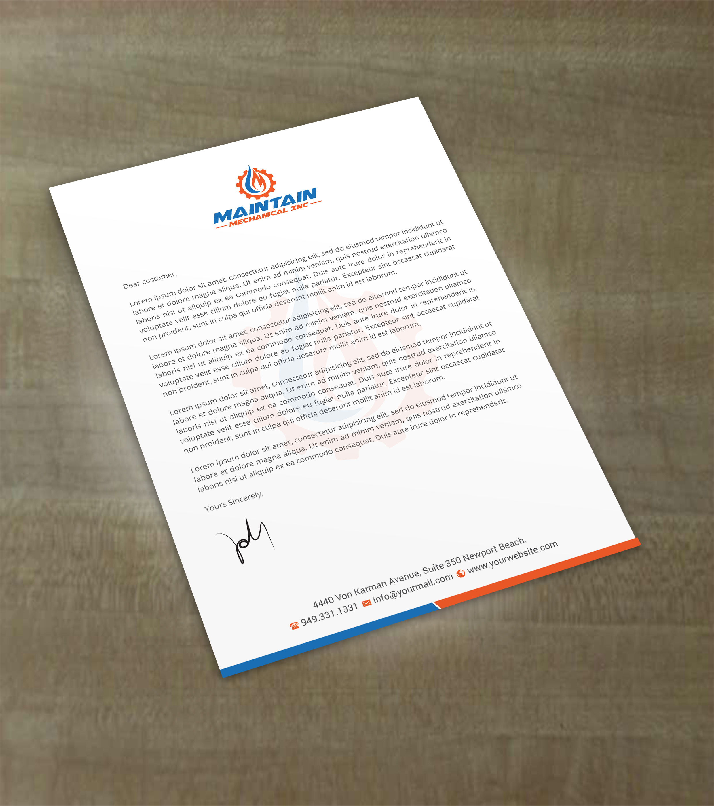 Letterhead Design by R.design for this project | Design #25308470