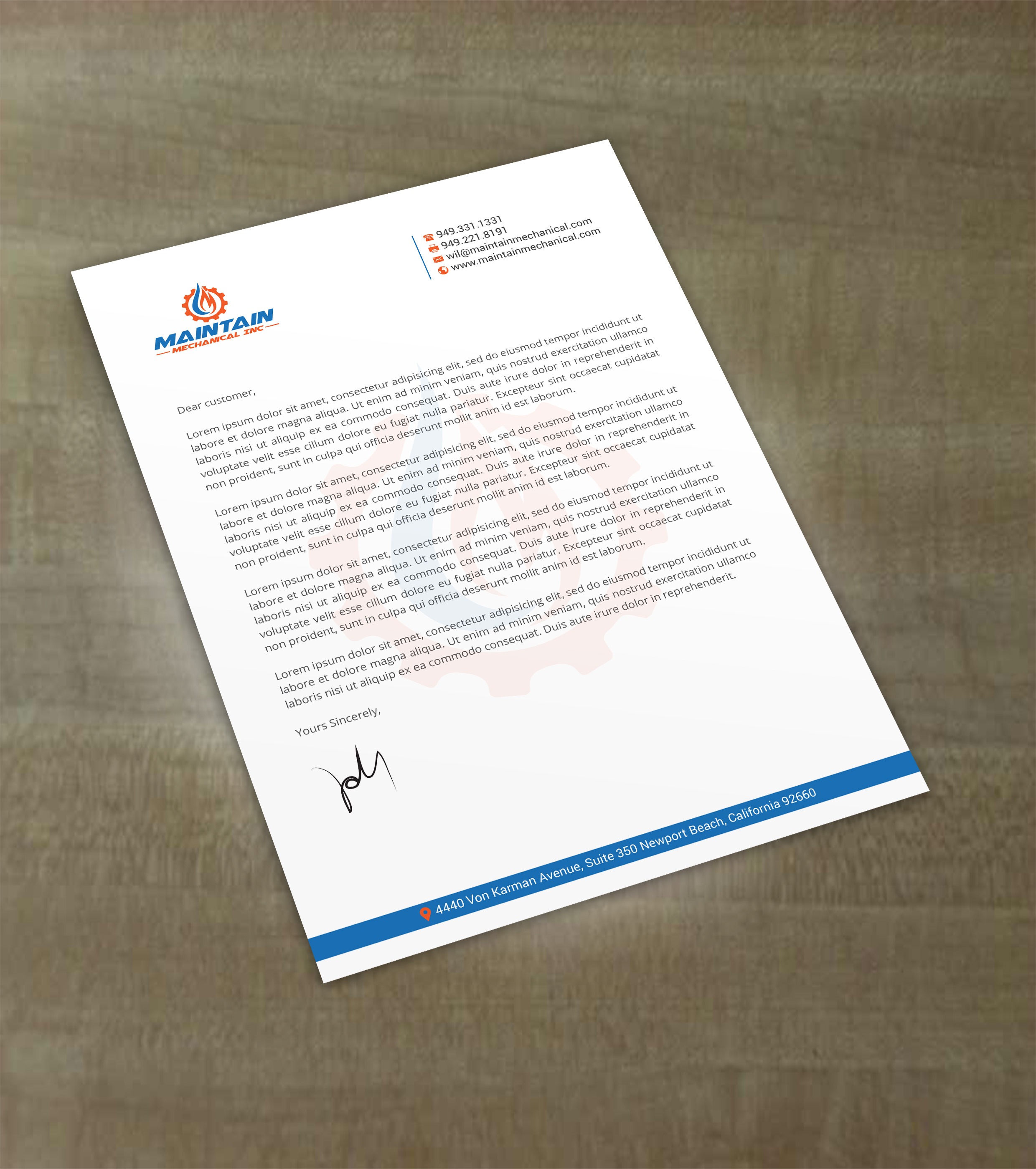 Letterhead Design by R.design for this project | Design #25308655