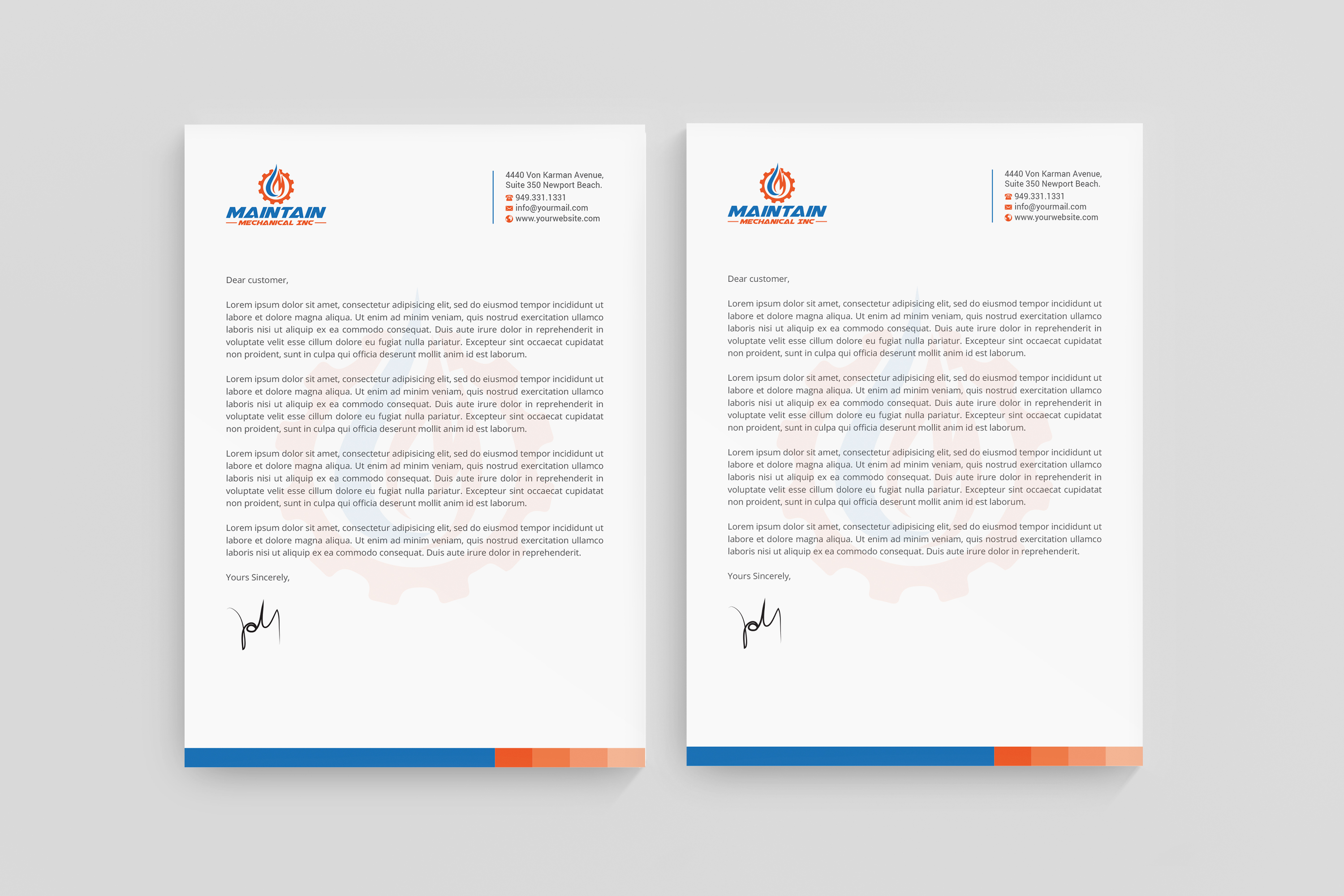 Letterhead Design by R.design for this project | Design #25319612