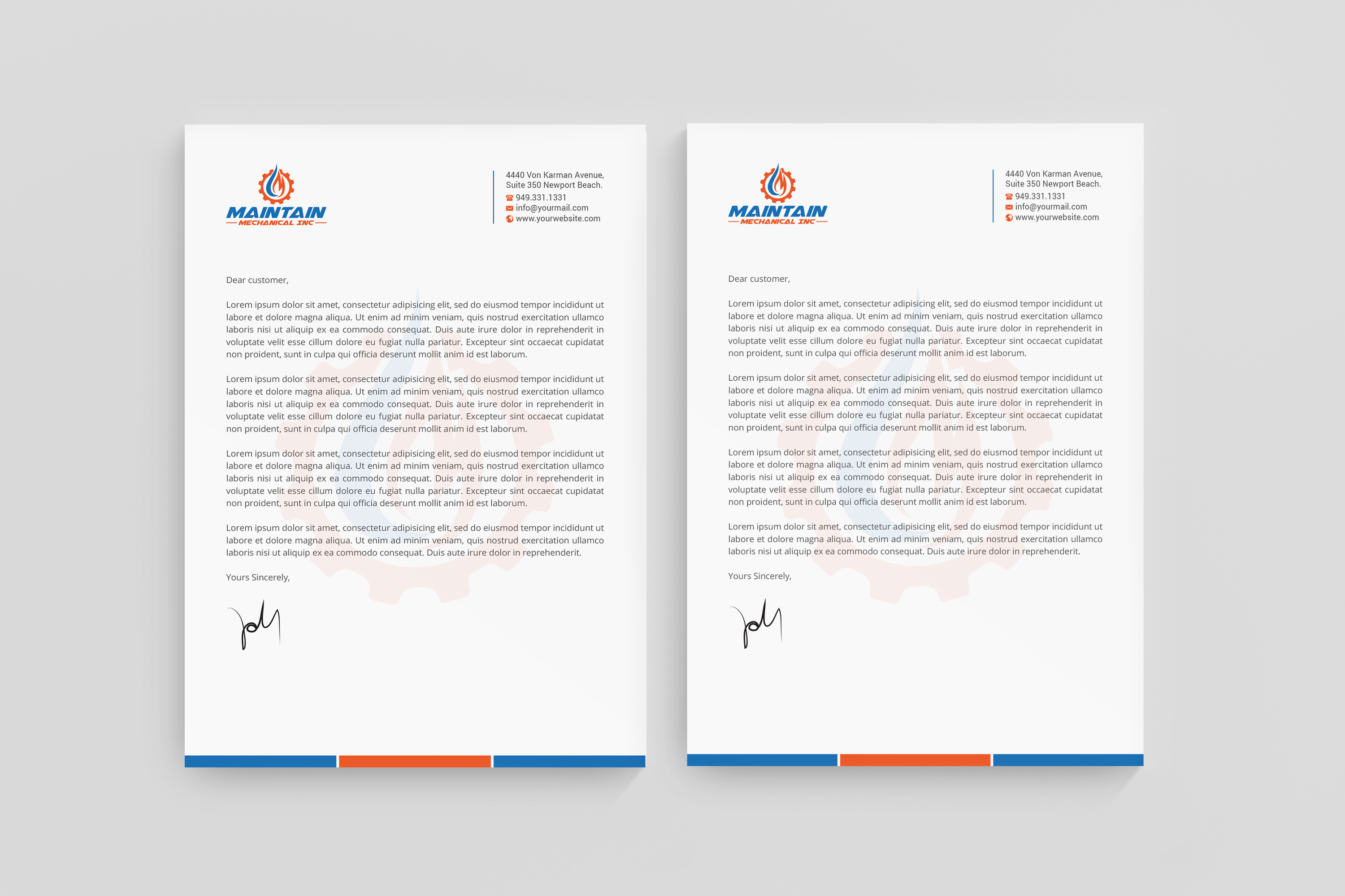Letterhead Design by R.design for this project | Design #25319614