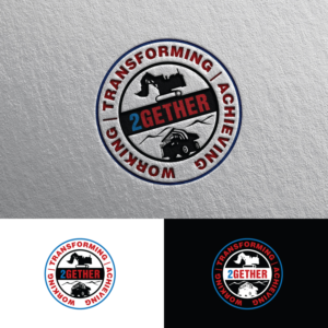 Working | transforming |Achieving - Together (or 2gether) | Logo Design by Rii