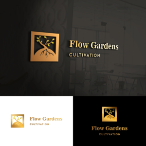 Flow Gardens Cultivation | Logo Design by Omee