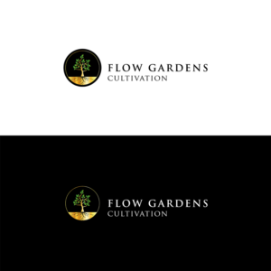 Flow Gardens Cultivation | Logo Design by Grapi