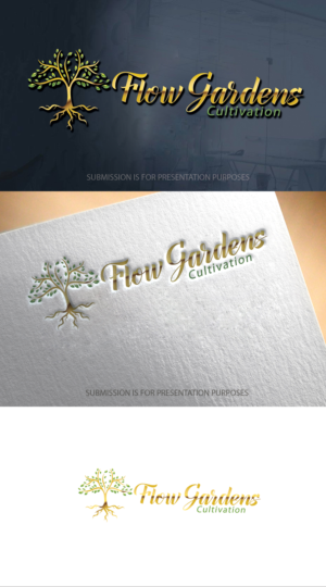 Flow Gardens Cultivation | Logo Design by graphicevolution