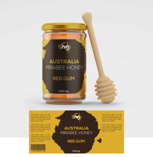Australia rare honey label | Label Design by Shumaila Kiran