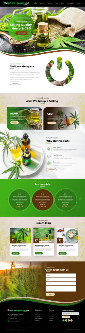 Web Design by Blue Sparrow for this project | Design: #25325462