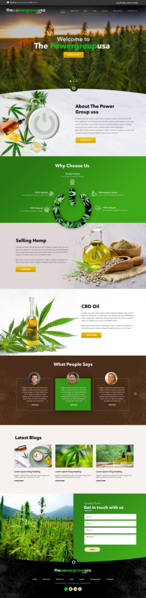 Web Design by Blue Sparrow for this project | Design: #25325473