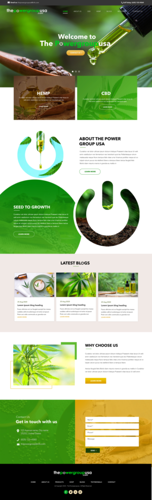 Web Design by Blue Sparrow for this project | Design: #25327581
