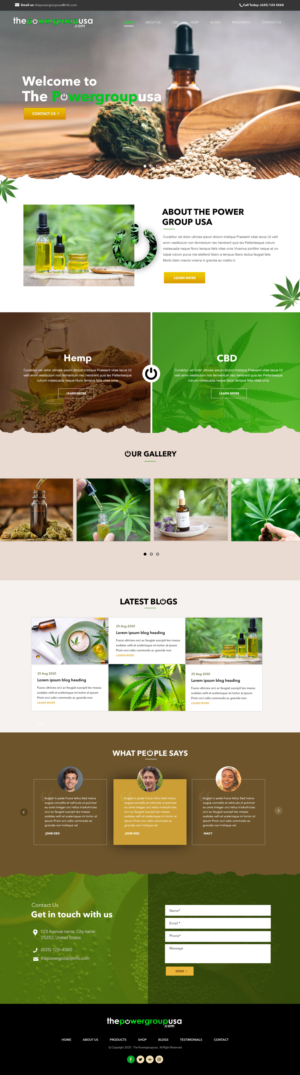Web Design by Blue Sparrow for this project | Design: #25327582