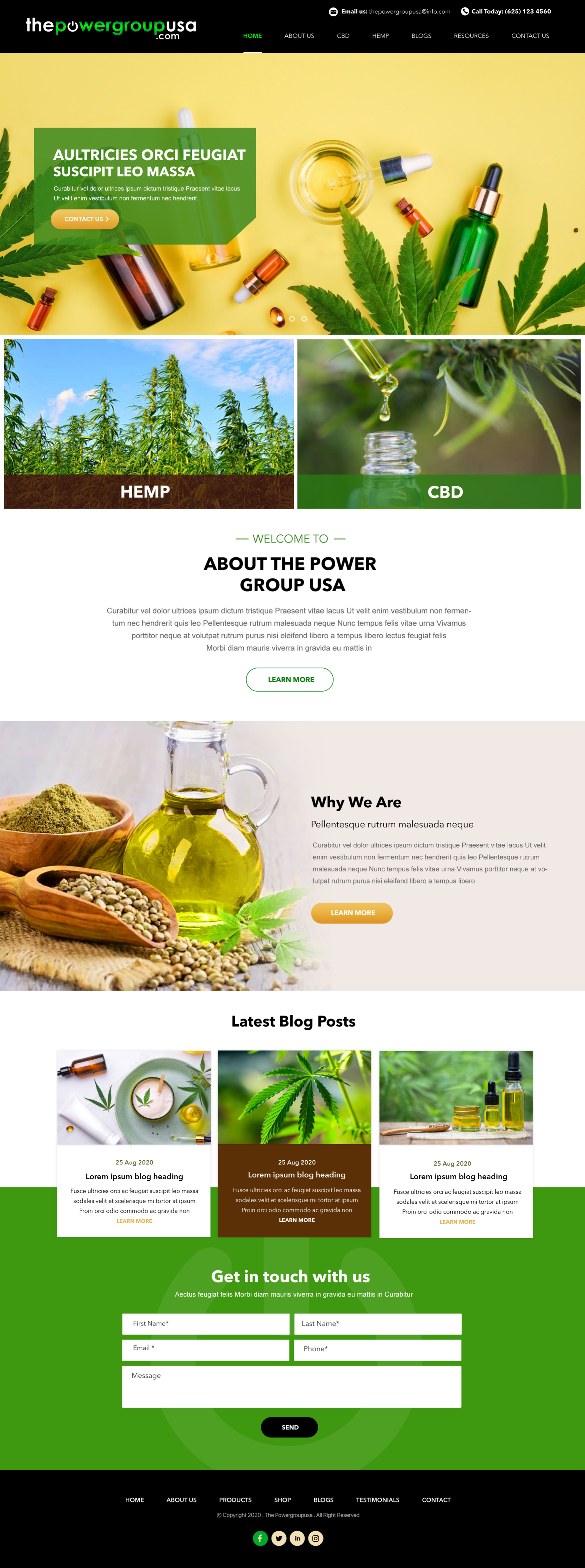Web Design by Blue Sparrow for this project | Design #25327945