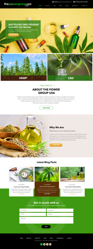 Web Design by Blue Sparrow for this project | Design: #25327945