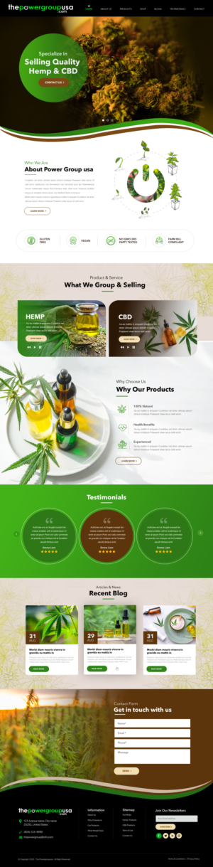 Web Design by Blue Sparrow for this project | Design: #25364173