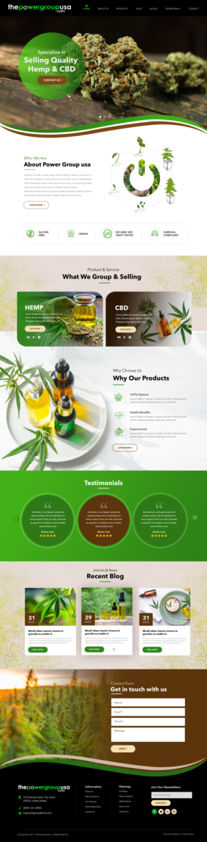 Web Design by Blue Sparrow for this project | Design: #25364231