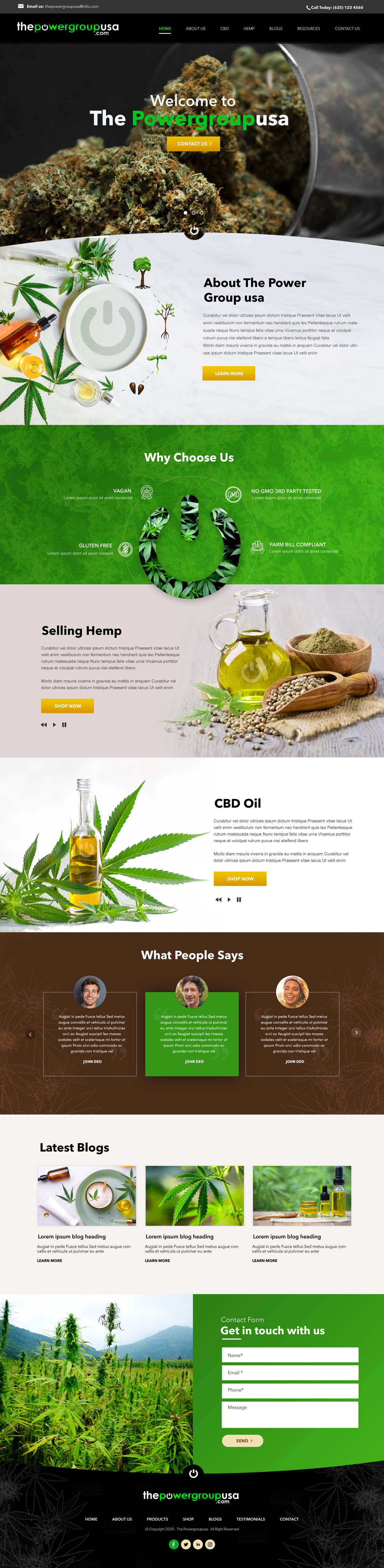 Web Design by Blue Sparrow for this project | Design #25364234