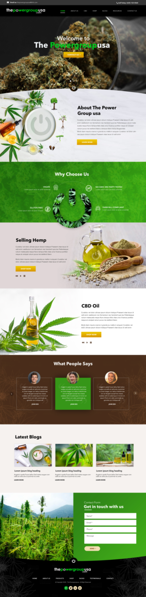 Web Design by Blue Sparrow for this project | Design: #25364234