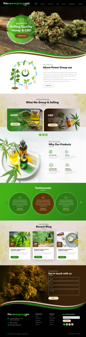 Web Design by Blue Sparrow for this project | Design: #25365607
