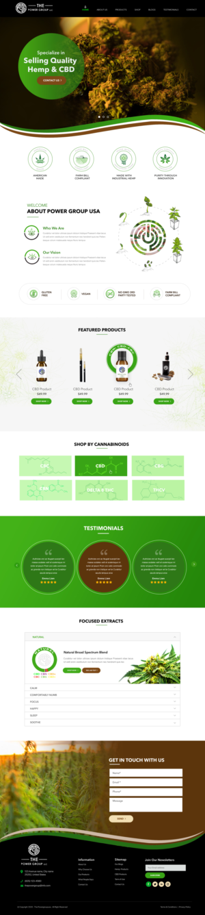 Web Design by Blue Sparrow for this project | Design: #25434731