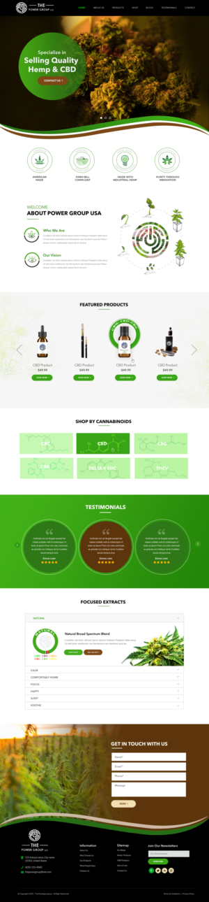 Web Design by Blue Sparrow for this project | Design: #25448713