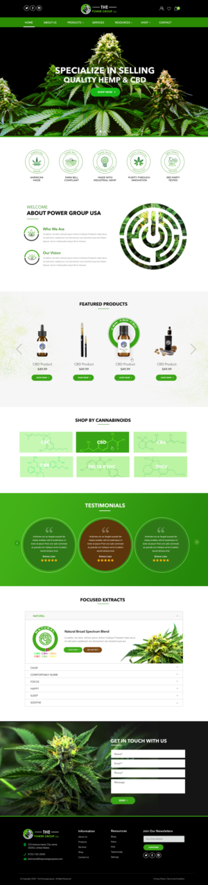 Web Design by Blue Sparrow for this project | Design: #25469597