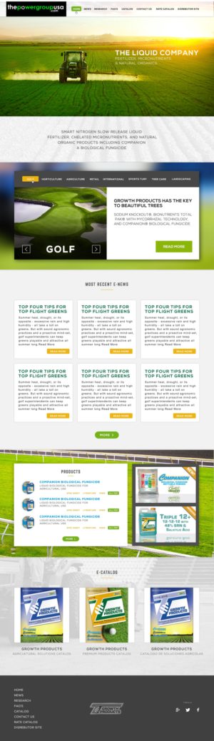 Agriculture farming Hemp and CBD | Web Design by Linda Designs