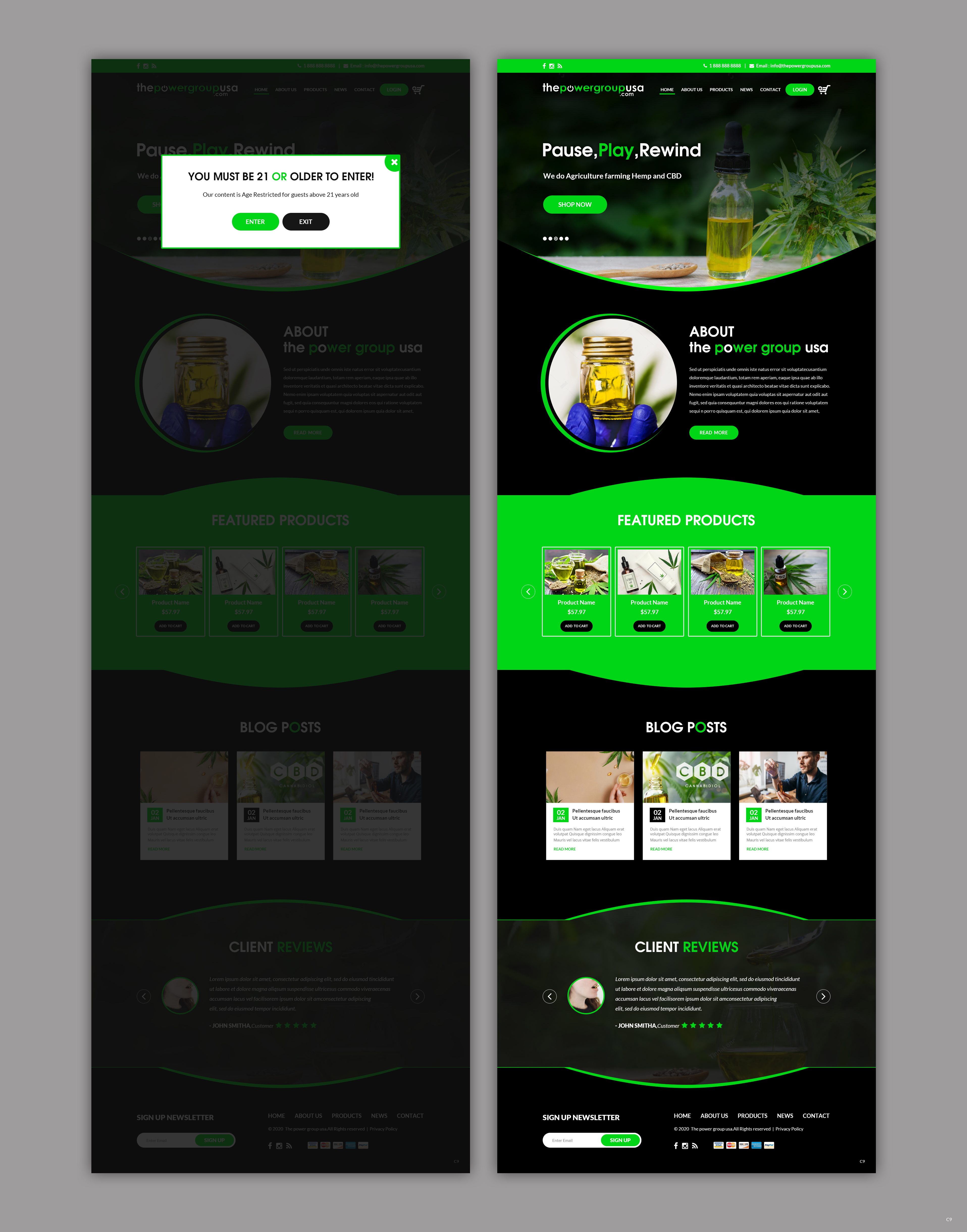 Web Design by pb for this project | Design #25316426