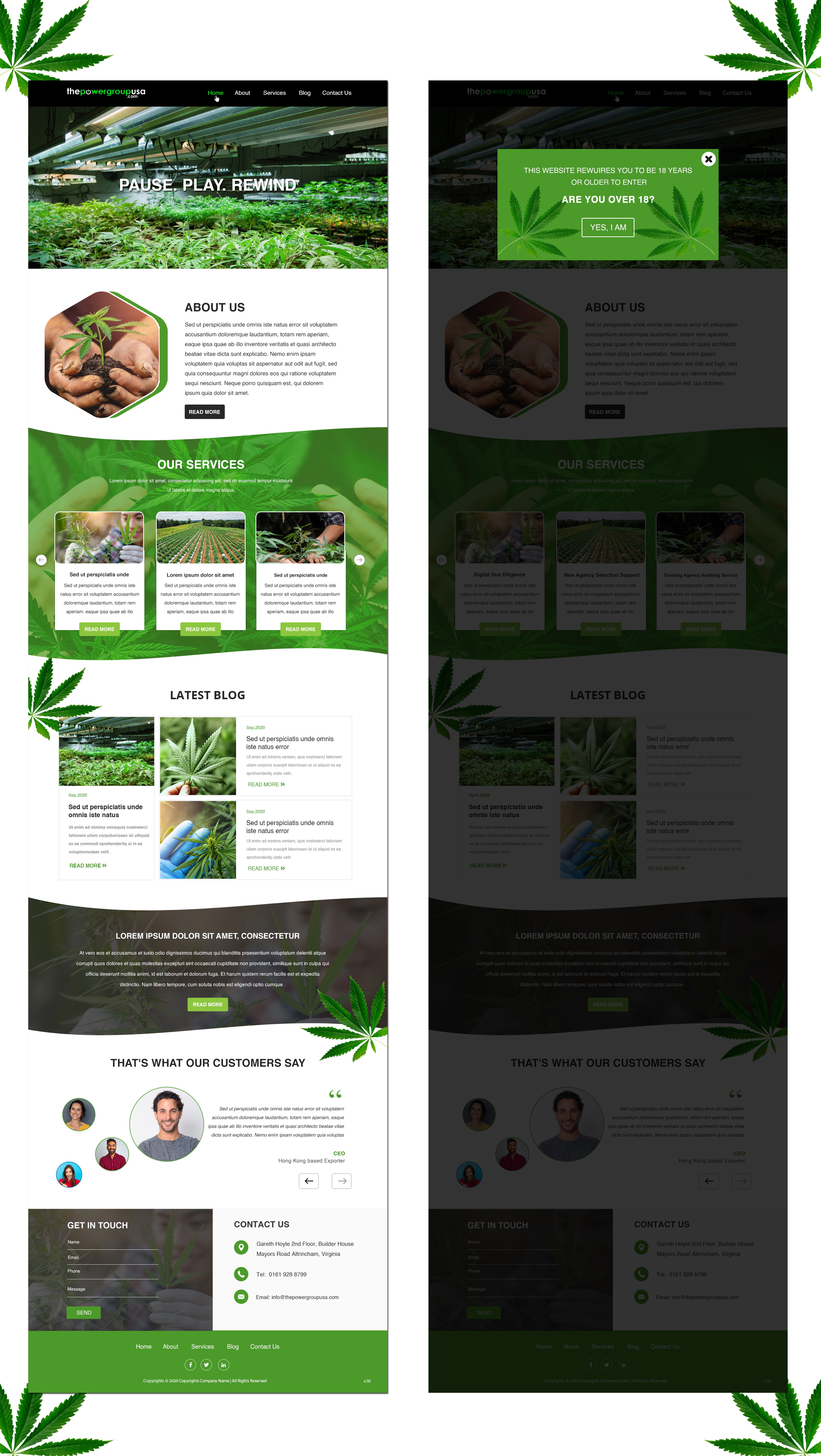 Web Design by pb for this project | Design #25316431