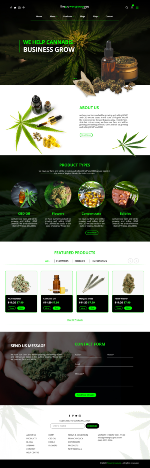 Web Design by Artistic Flora for this project | Design: #25322183
