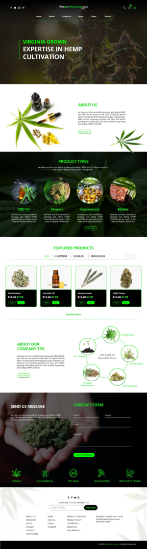 Web Design by Artistic Flora for this project | Design: #25361450
