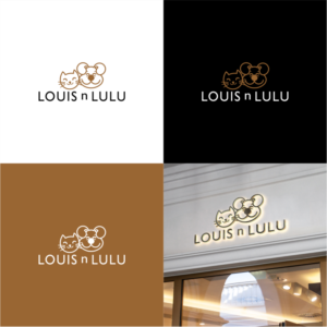 Modern, Upmarket Logo Design for Louis n Lulu by Luova Designs