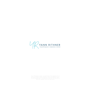 Logo completely independent or including the text Yann Rithner massage therapist / mental trainer. the text must be in french Yann Rithner massothérapeute / Préparateur mentale | Diseño de Logo por lorixart