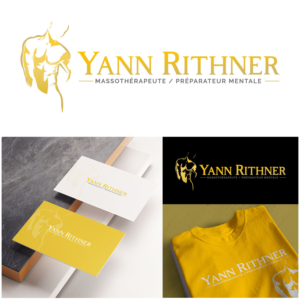 Logo completely independent or including the text Yann Rithner massage therapist / mental trainer. the text must be in french Yann Rithner massothérapeute / Préparateur mentale | Logo Design by DominicDesign