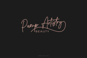 Pump Artistry Beauty | Logo Design by InkThink by Scaurus