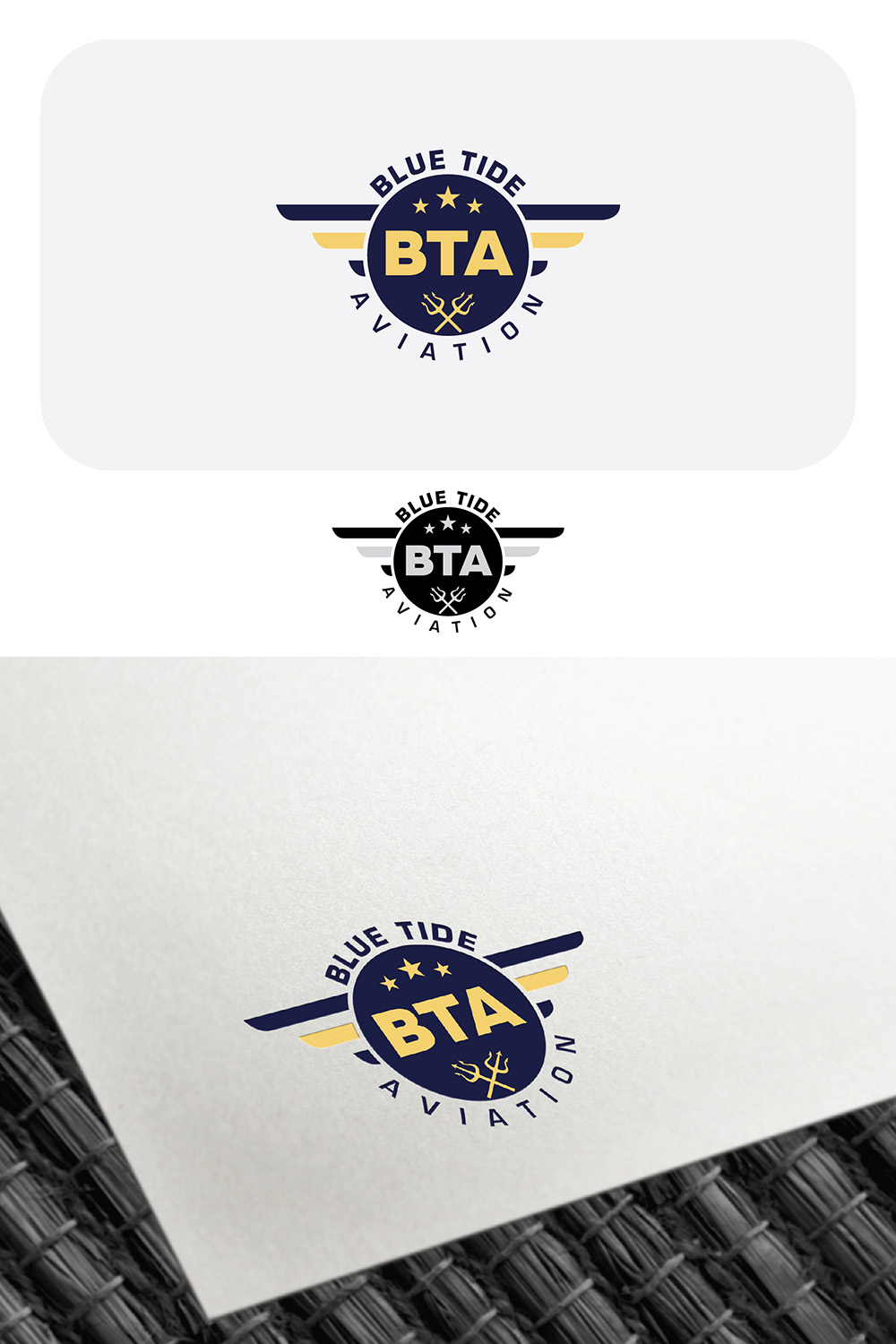 Logo Design by Maxo-Biz for Blue Tide Aviation | Design #25315455